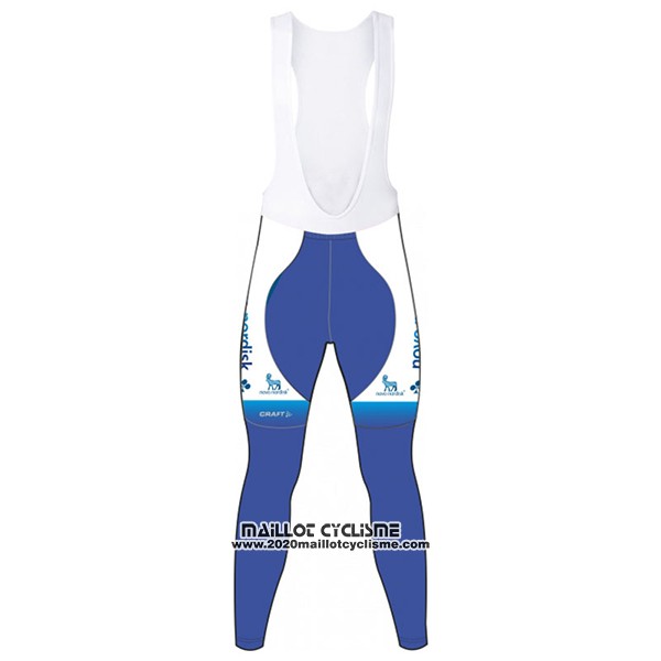 2017 Maillot Ciclismo Novo Nordisk Blanc Manches Longues et Cuissard